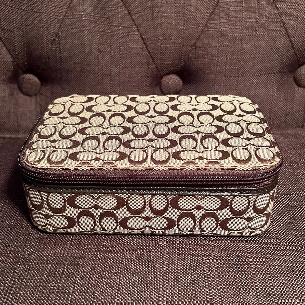 COACH travel jewelry box